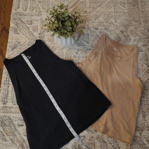 J.CREW Organic Slub sleeveless tees/BUNDLE